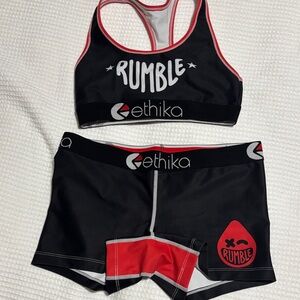 Ethika Rumble Graphic Black and Red Set